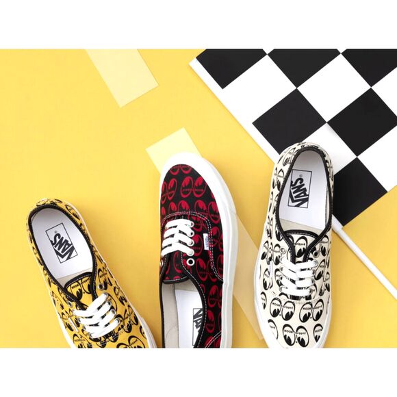 Vans X Mooneyes Yellow Moon Equipment Authentic 44 DX Shoes Size US M 7 / W 8.5 - Picture 7 of 9